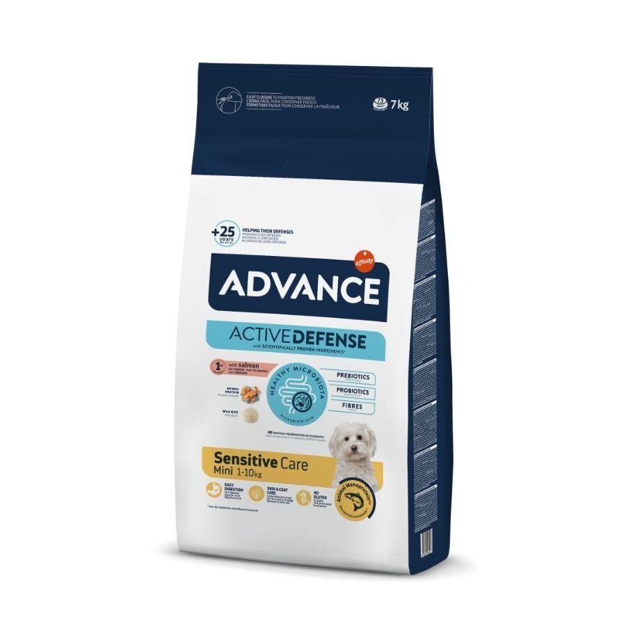 Advance Mini Sensitive Somonlu Küçük Irk Yetişkin Köpek Maması 7 KG | SRC: Barcode: 8410650582825